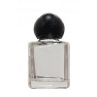 Frasco Perfumero 9 Ml. Con Tapa Bola Negra.