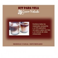 Kit Para Velas Fanal Difuminado
