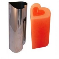 Molde Acero Inoxidable Tubular Corazón