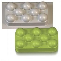 Molde Plástico Masajeador Bolitas, Rectangular