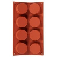 Molde Silicona Para Hacer 8 Pastillas Circulares