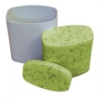 Molde Tubular Ovalado Plástico Para Hacer Jabón 5,5 X 9 X 15cm