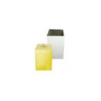 Molde Tubular Para Hacer Velas 6x6x10 Cm.